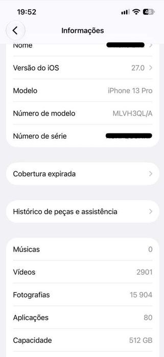 iPhone 13 Pro 512 GB — Estado impecável