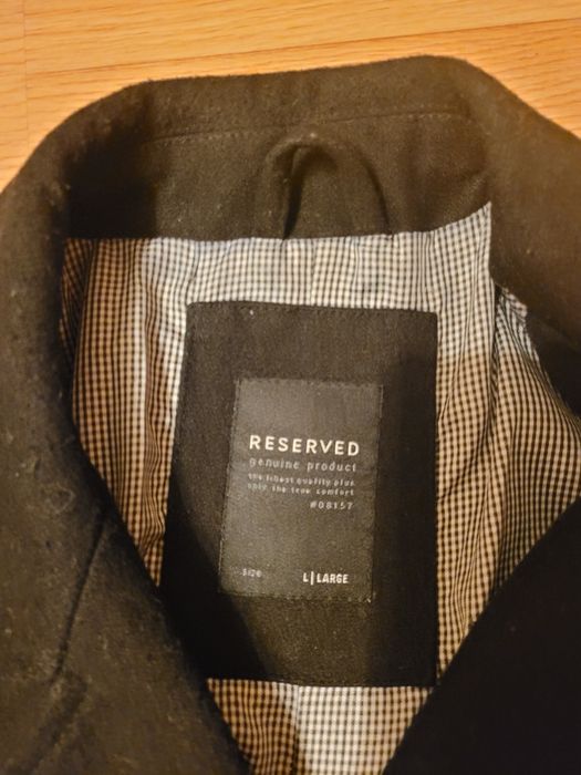 Płaszcz dwurzędowy RESERVED