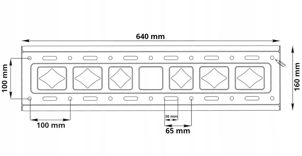 Uchwyt TV 42–80 cali WIESZAK na telewizor SOLIDNY AŻ 75kg REGULOWANY
