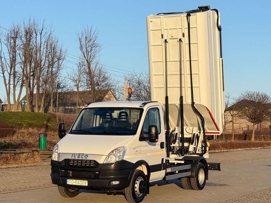 Iveco DAILY 72-180 180KM * Śmieciarka QUBE *Wywrotka / Zgniatarka/Idealny Stan !!!