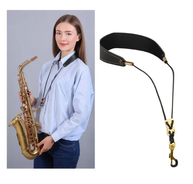 Regulowany Pasek na Szyję do Saksofonu, nowy