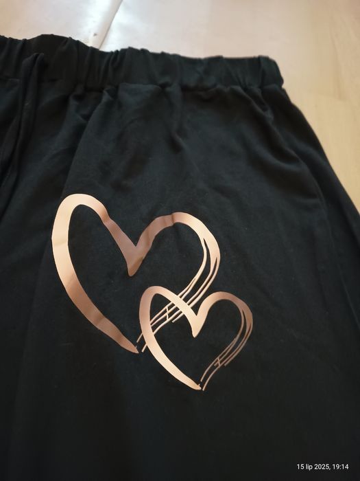Krótkie spodnie dresy rybaczki alladynki damskie Shein plus size