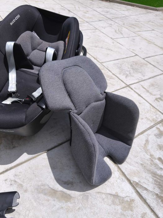 Cadeira auto + isofix + adaptadores para carrinho