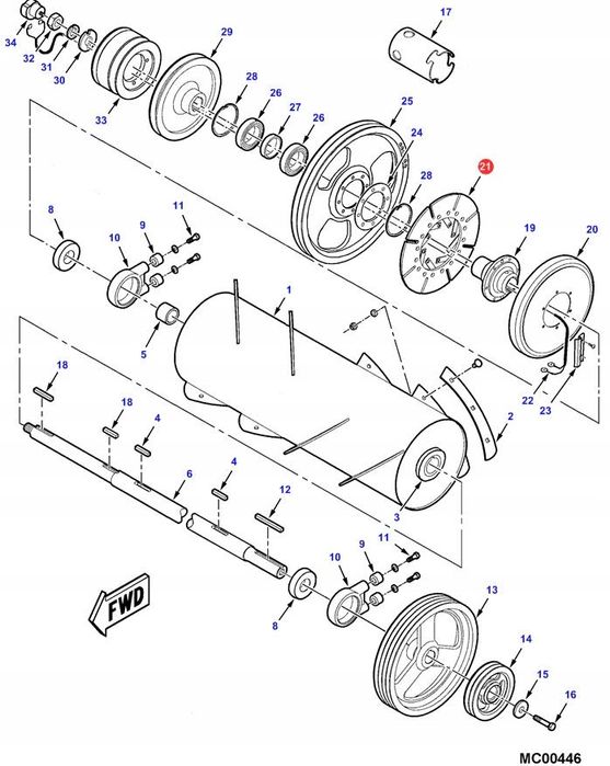 71365064, Диск електромуфти, (FENDT, MF, Agco Parts)