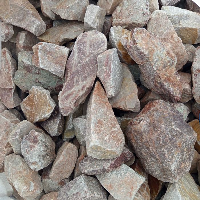 Kamień gabionowy szaro-różowy