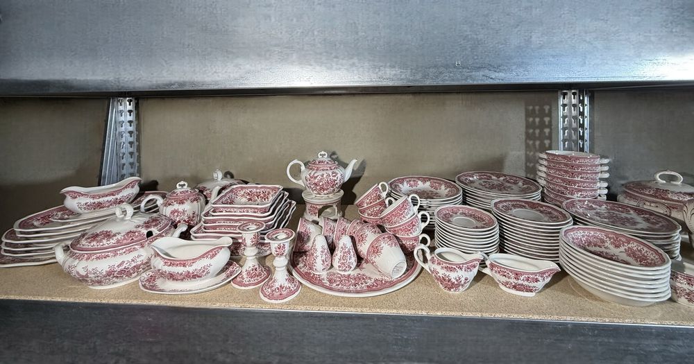 Вінтажний сервіз Vileroy&boch Fasan рожевий