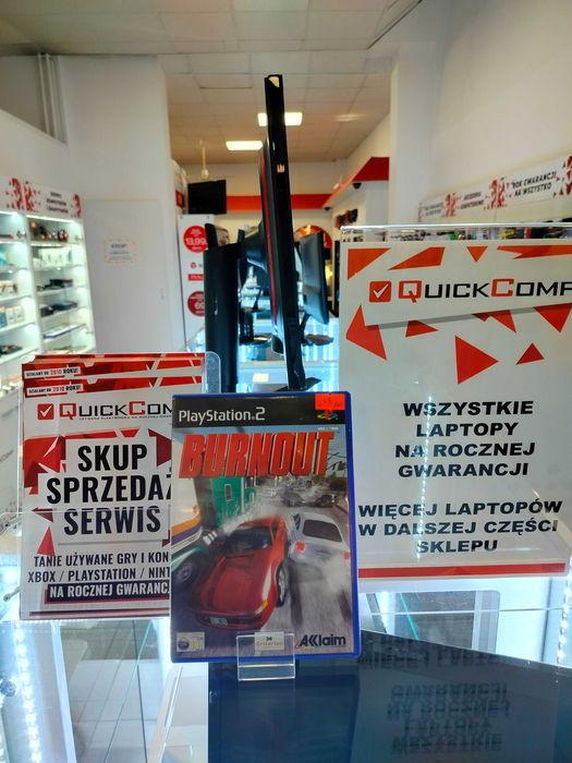 Gra PlayStation 2 PS2 BURNOUT Gwarancja 1 Rok QUICK-COMP