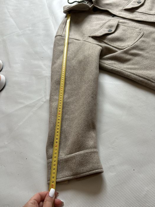 теплая куртка рубашка оверзайз сорочка H&M Xl
