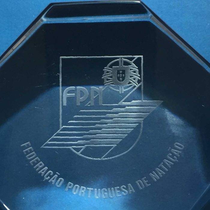 Federação Portuguesa de Natação, Pisa Papéis em cristal  Ø80mm