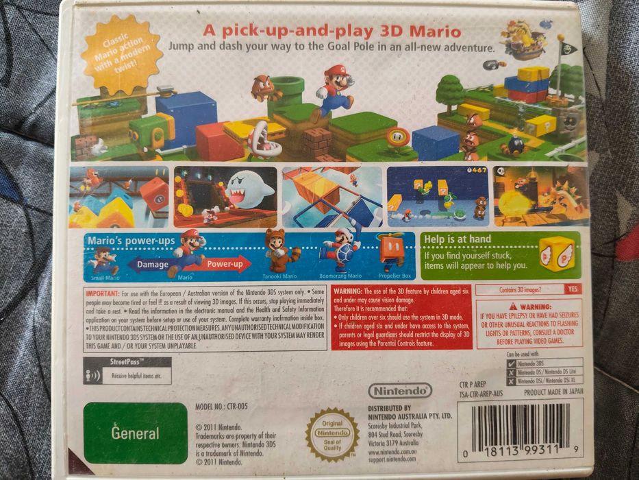 Jogo super Mario 3D Land