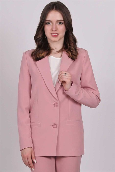 Піджак 029 пудровий креп