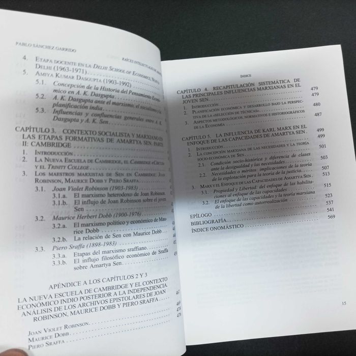 Raíces Intelectuales de Amartya Sen y Aristóteles, Adam Smith e Marx