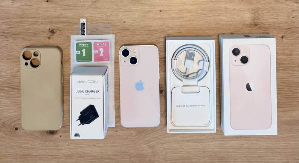 Dosłownie jak nowy! Bateria 100%! Komplet! iPhone 13 Mini Pink