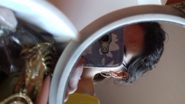 Argolas Brancas e Douradas H&M