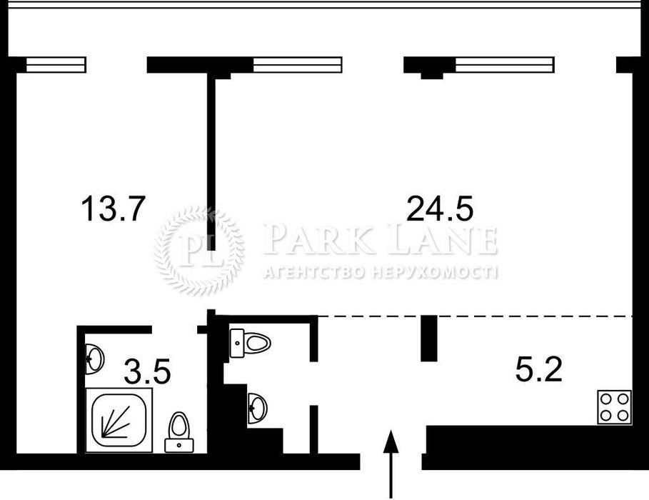 2-кімнатна квартира за адресою вул. Лук'яненка Левка (площа 61 м²) - Atlanta.ua - фото 2