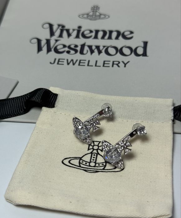 Сережки жіночі Vivienne Westwood з камнями