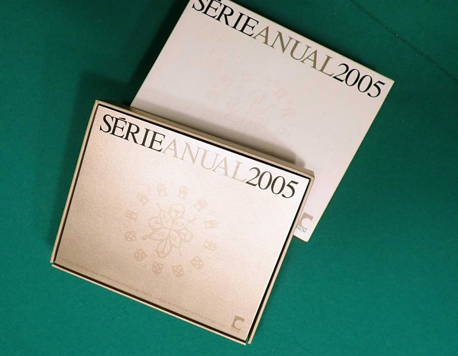 Moedas Série Anual 2005 INCM Prata Poof