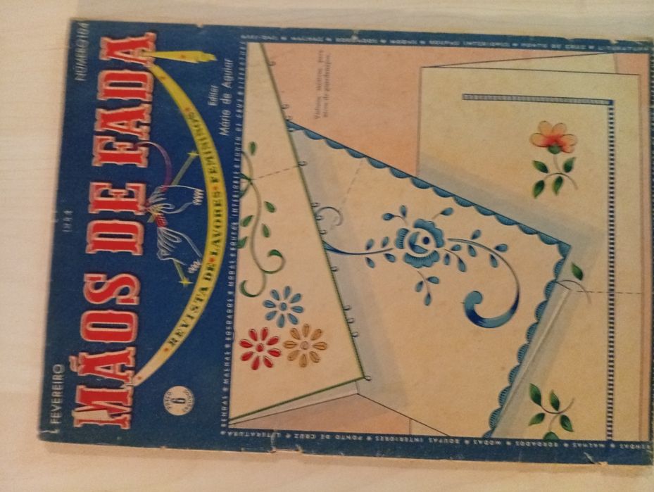 Mãos de Fada, revista de lavores feminino. Lote 3 revistas.