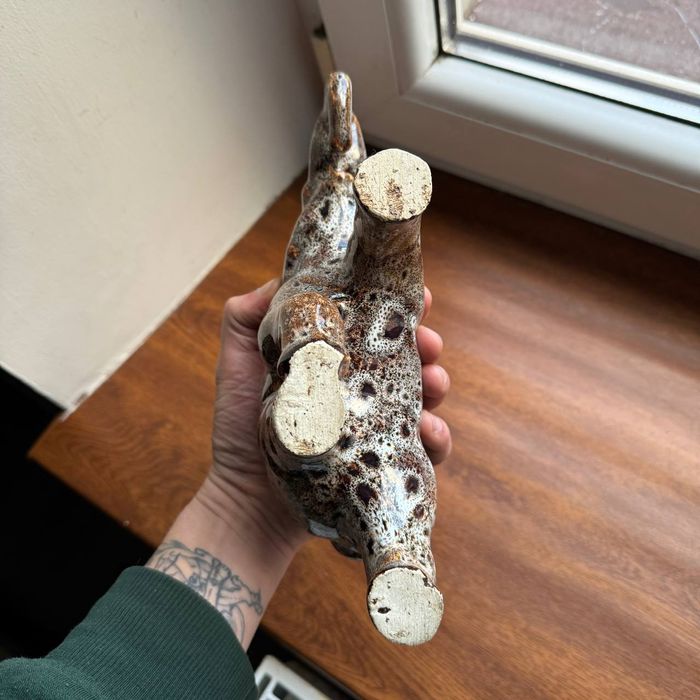 Figurka Słonia Tułowice/ Mirostowice ceramika PRL