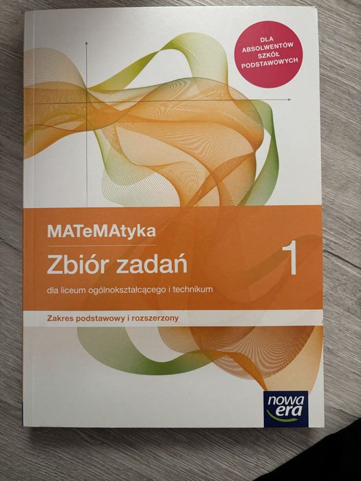 NOWY Zbiór zadan Matematyka liceum/technikum klasa 1