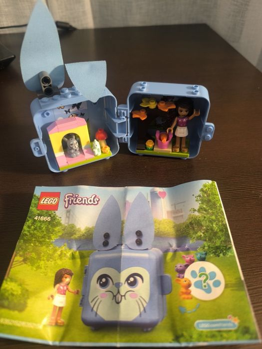 LEGO Friends 4 kpl kostki ze zwierzatkami 41662, 41664, 41665, 41666