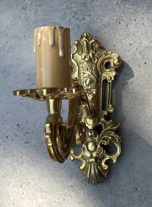 Kinkiet jedna żarówka PRL