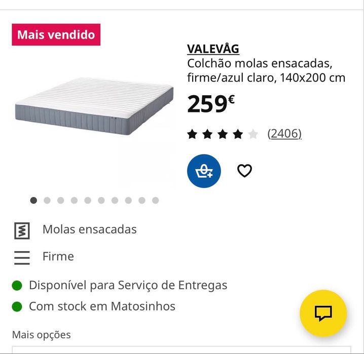 Cama casal + colchão