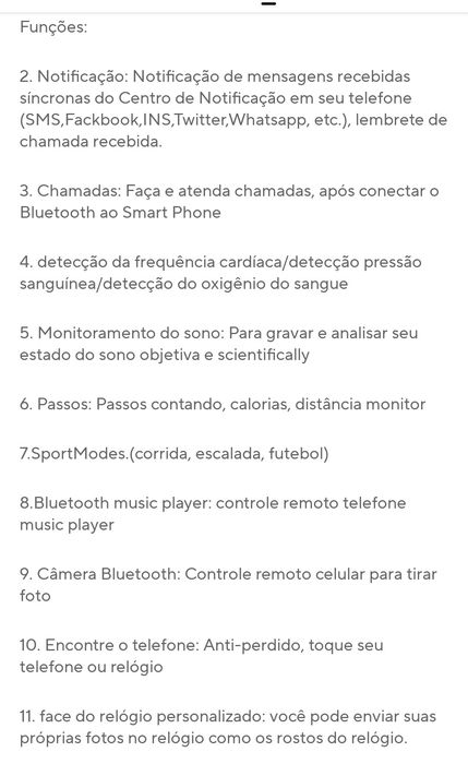 Smartwatch preto