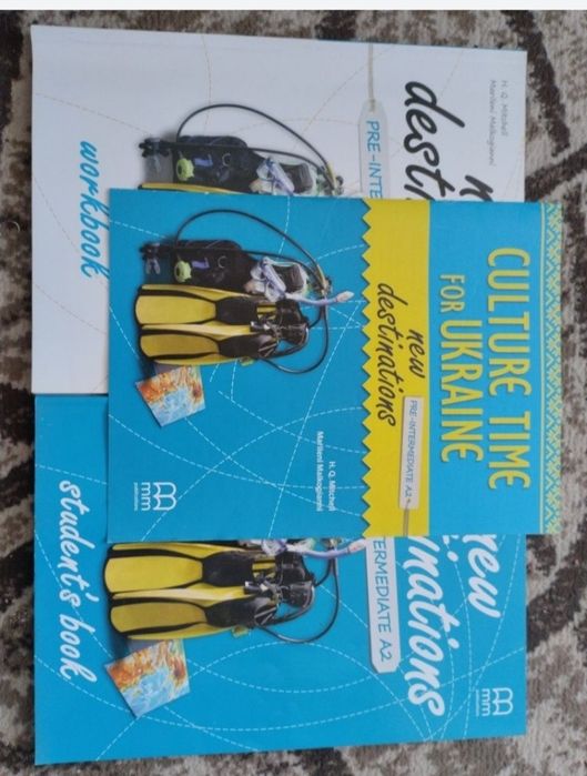 Підручники та робочі зошити серії "New Destinations" та "Culture Time