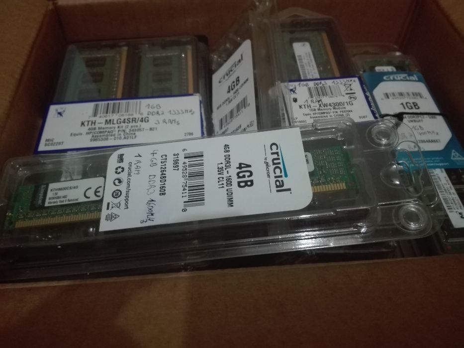 [BAIXA DE PREÇO] RAMs Diversas Portátil e Desktop (Equipamento Usado)64585187617154120