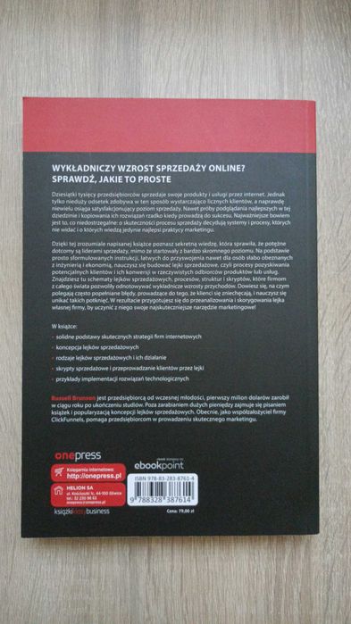 Russell Brunson - Pakiet 3 książek! Stan Bardzo dobry!