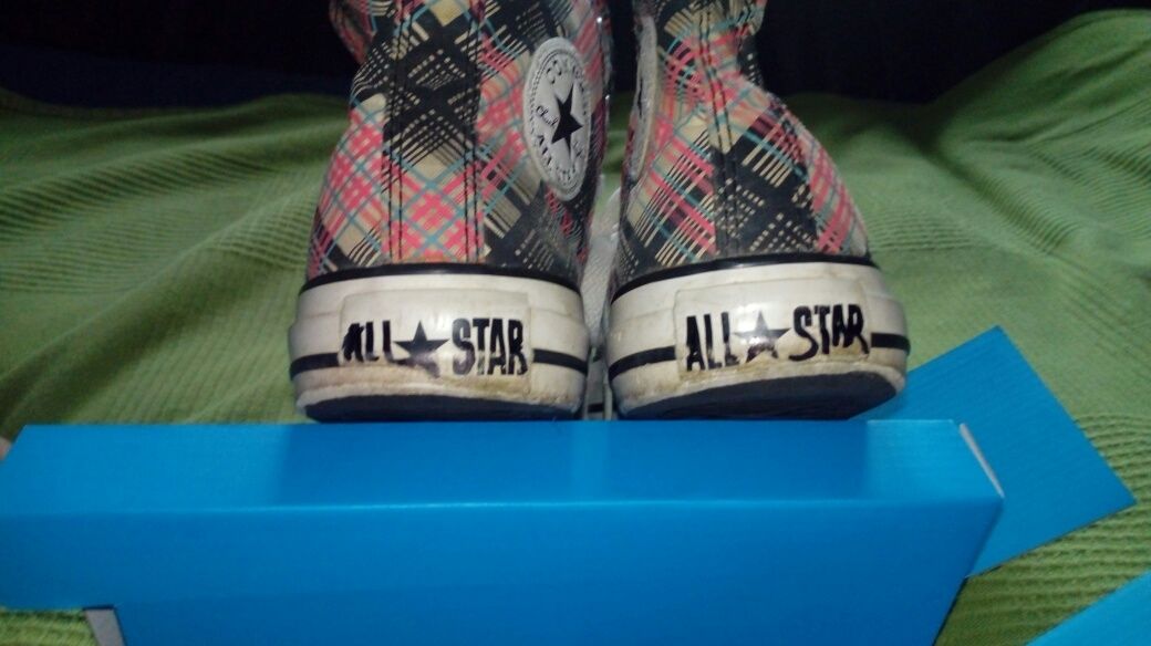 Buty Converse dziewcz ce w kratk roz 36 Ryki OLX.pl