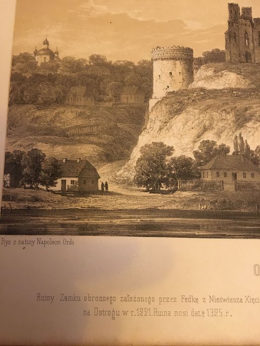 Litografie stare Napoleon Orda oryginał 1875 Podole Wolyn