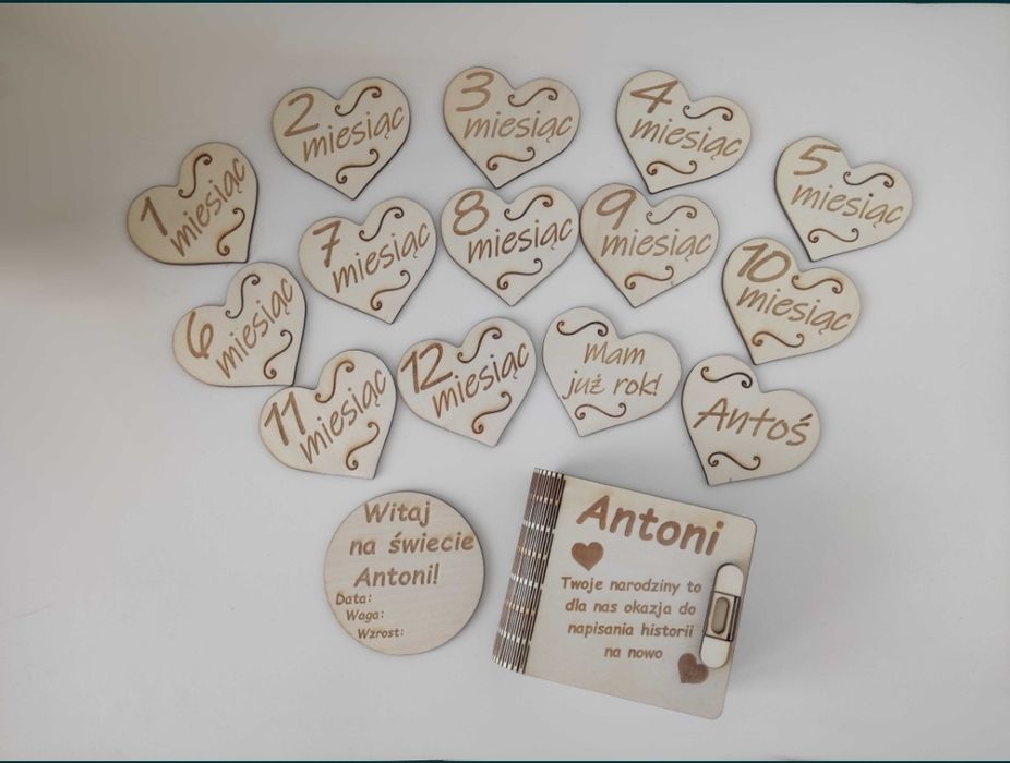 WYPRZEDAŻ serca, serduszka drewniane decoupage, ozdoby DUŻE