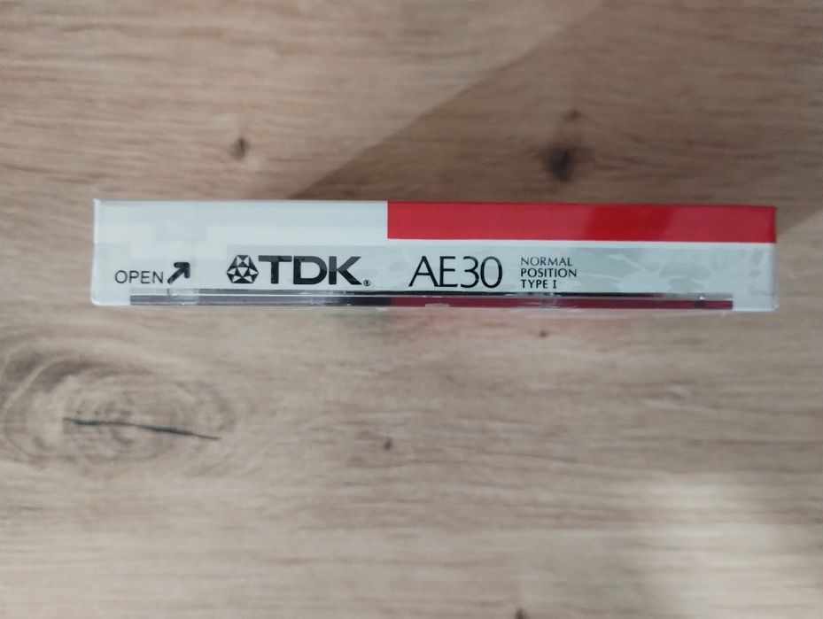 Вінтажні аудіокасети TDK AE 30 (Японія, JDM), Нова.Запечатана