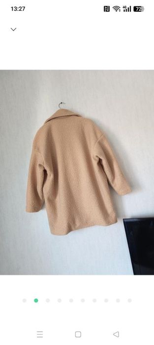 Пальто букле «Тедді» oversize