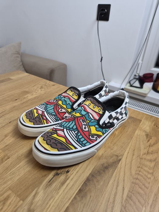 Кеди Vans Classic Slip On Late Night Burger ванси ванс