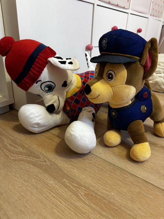 Chase i Marshall psi patrol pluszak maskotka zabawka