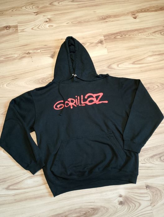 Czarna Męska Bluza Z Kapturem Gorillaz Just Hoods