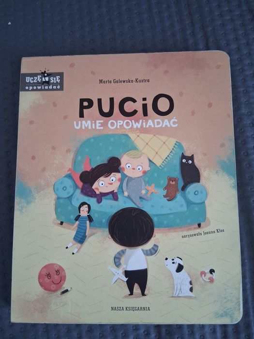 3 książki dla dzieci Pucio umie opowiadać mówi pierwsze słowa