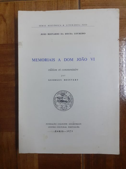 Memoriais a Dom Joao Vi, Georges Boisvert