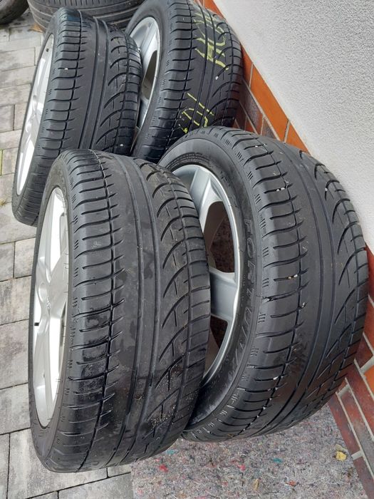 Felgi 17 AUDI 5x112 et45 7,5x17 opony letnie 235/45 r17 ładny stan