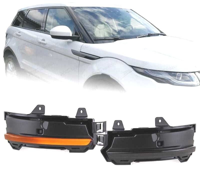 PISCAS PARA LAND ROVER EVOQUE VELAR DISCOVERY ESPELHOS DINÂMICOS FUMADOS