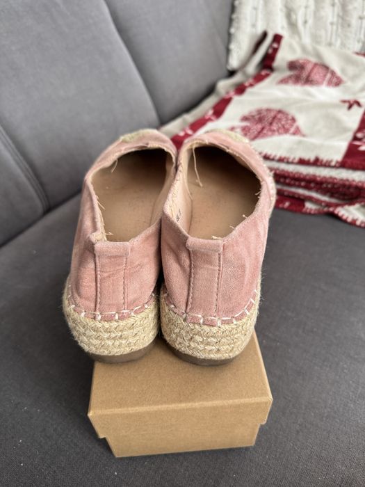 Espadryle 39 wysoka podeszwa