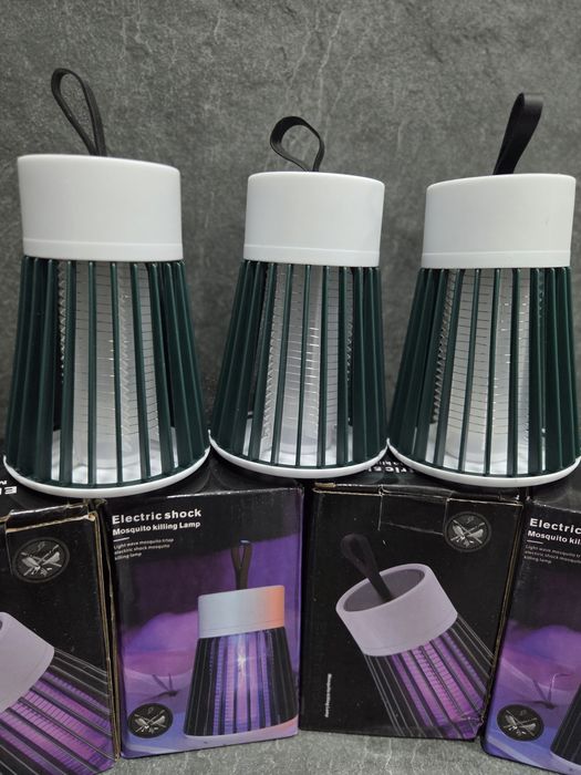 Електрична лампа від комарів, комах Electric Shok Mosquito Lamp, USB, мухобойка, мухобійка
