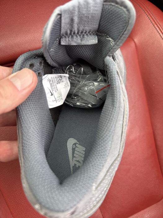 БЕЗ ПЕРЕДОПЛАТИ) Nike SB Dunk Low x Supreme Grey найк данк супрім сірі шкіряні кросівки