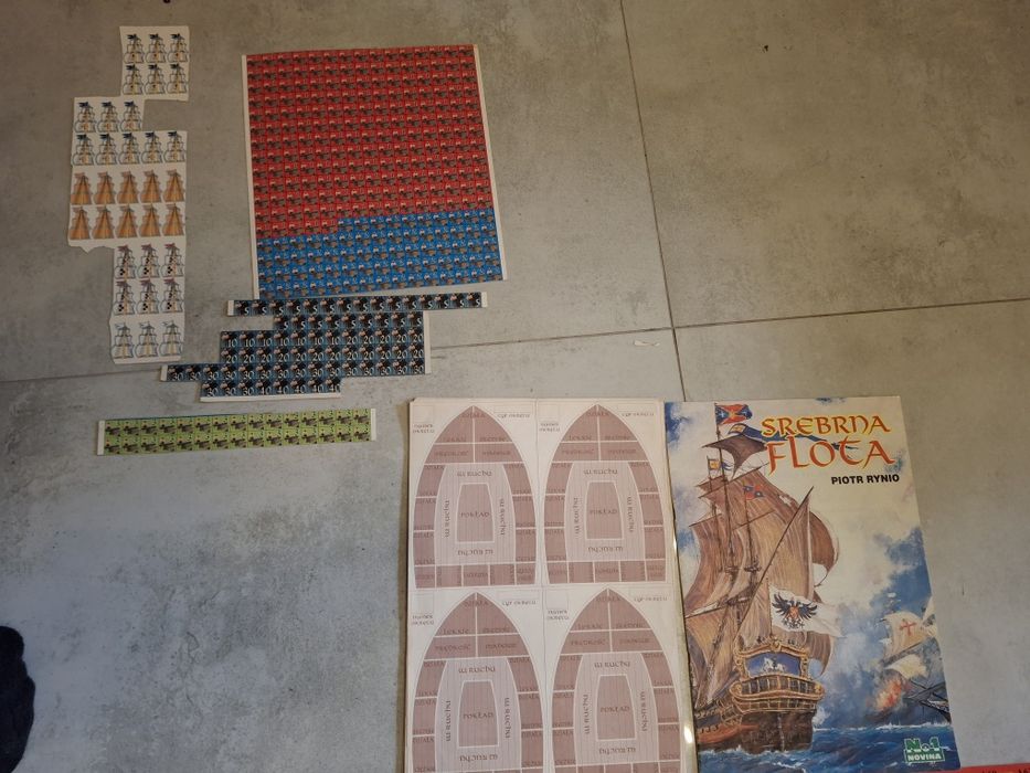 Gra planszowa Srebrna Flota . Unikat