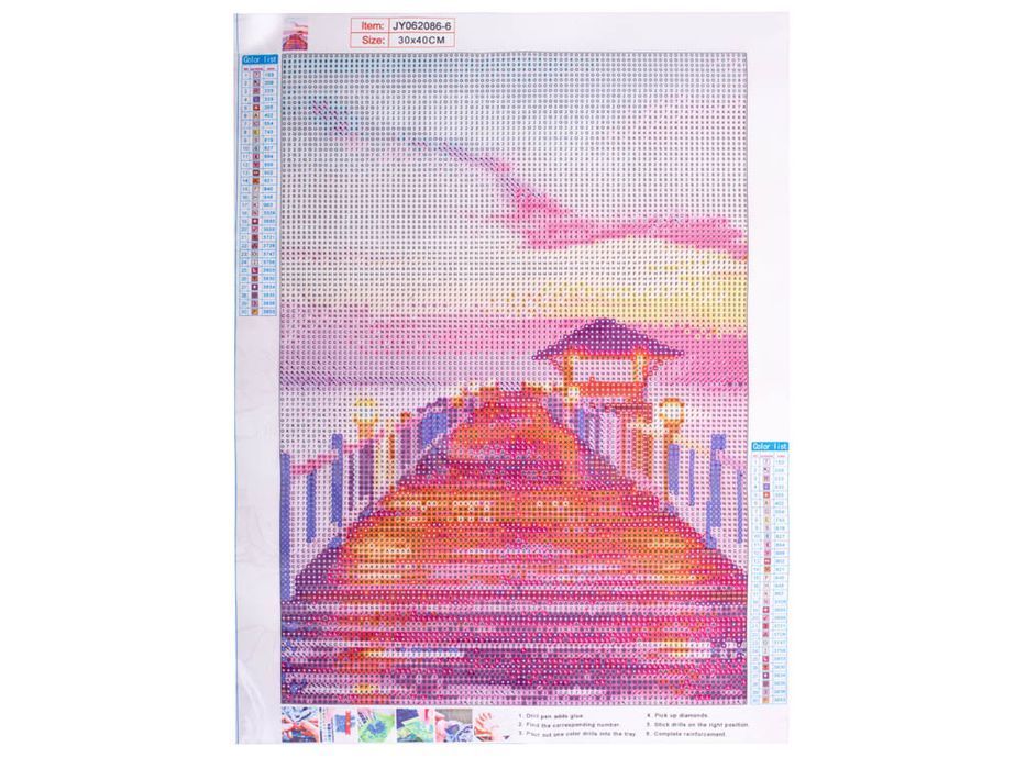 haft diamentowy diamond painting mozaika diamentowa zestaw 5d molo