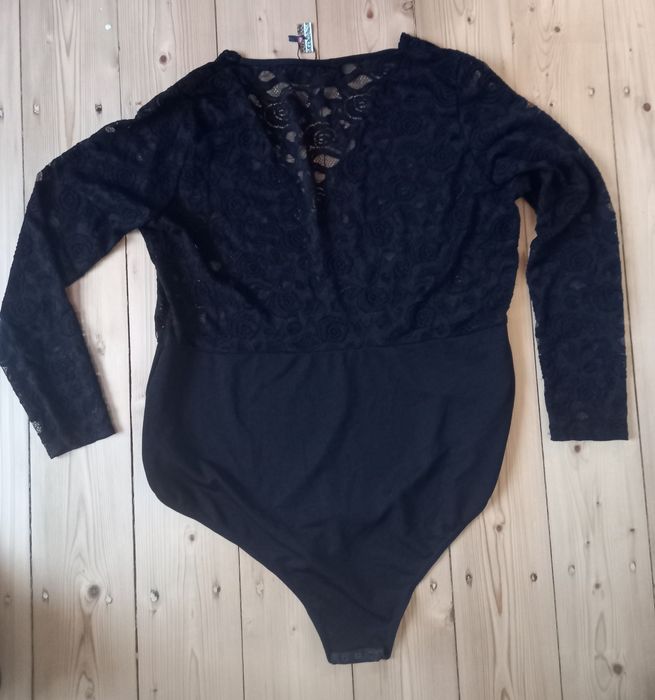 Комбідрес чорна мереживна брендова білизна boohoo 48-50