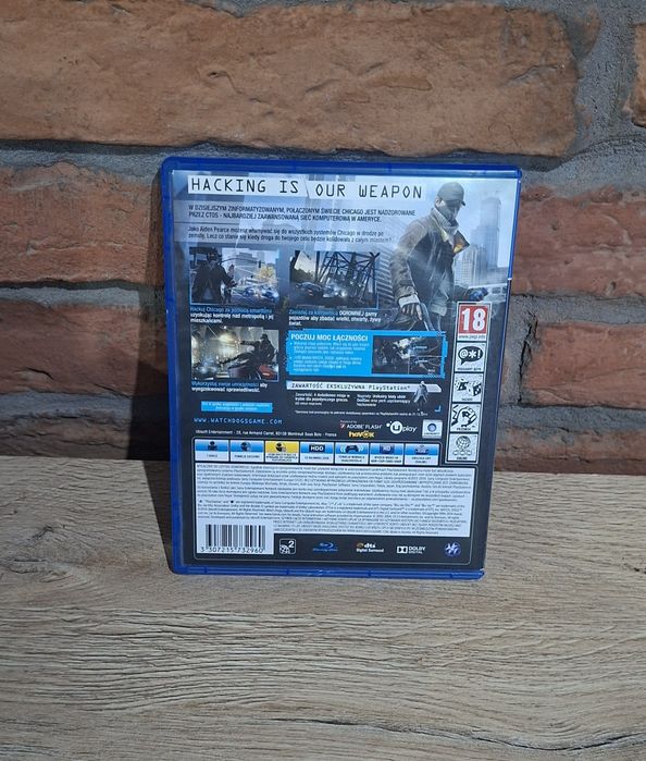 Watch Dogs ps4 ps5 Okazja Polska wersja  60min Dodatkowej Rozgrywki